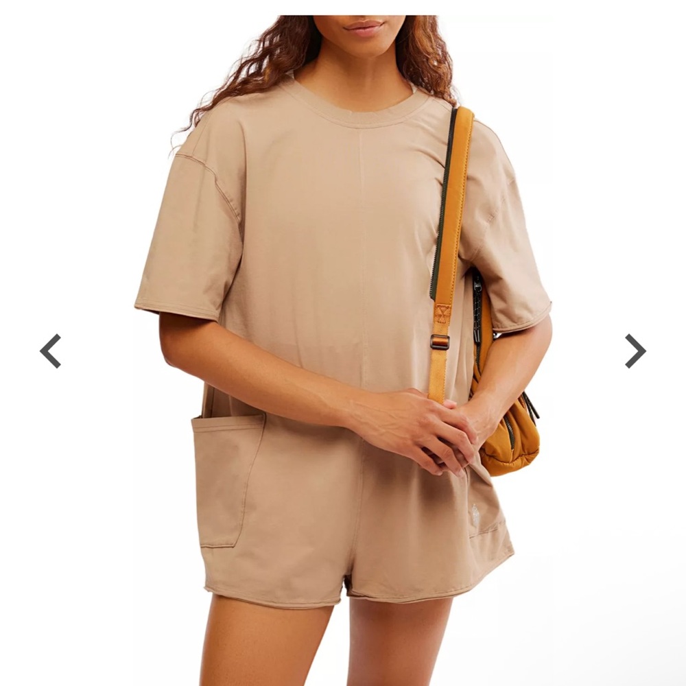 NWT Free People Movement Hot Shot Tee Romper